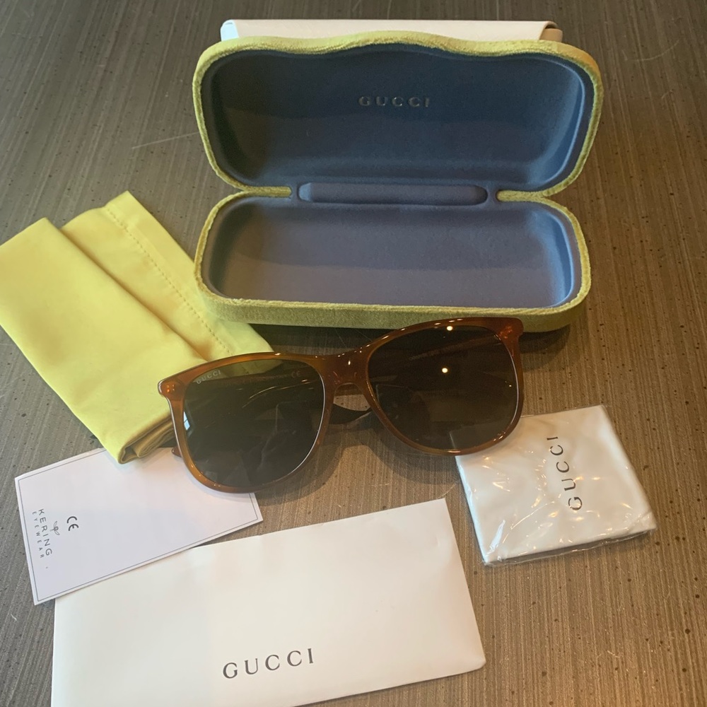 Gucci sunglasses Havana brown